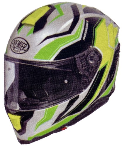 Casco moto premier - hyper, rw